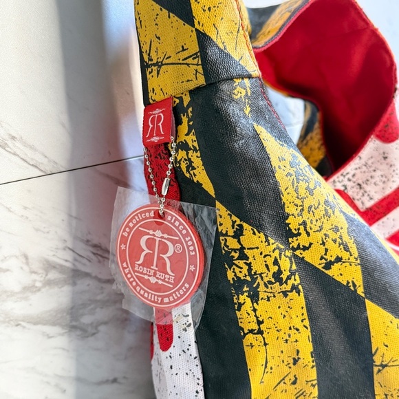 NEW Robin Ruth Maryland Flag Round Sling Bag - Picture 2 of 3